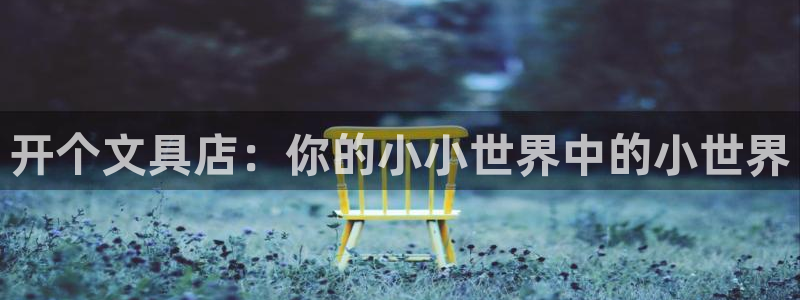 九游会体育官方平台：开个文具店：你的小小