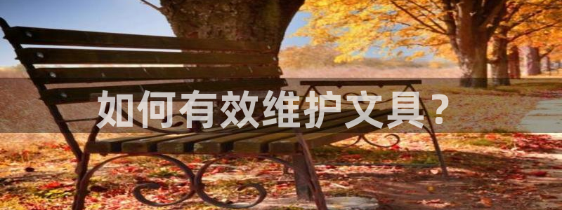 网赌九游会：如何有效维护文具？