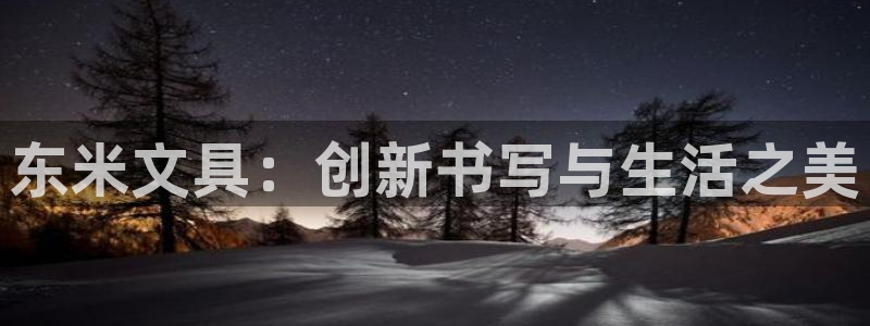 九游会黑马：东米文具：创新书写与生活之美
