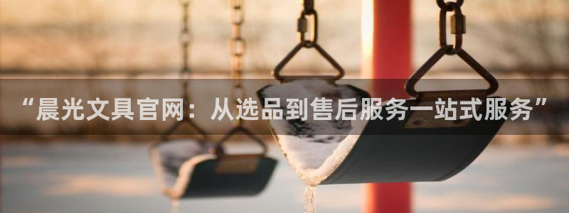 九游会和亚游：“晨光文具官网：从选品到售