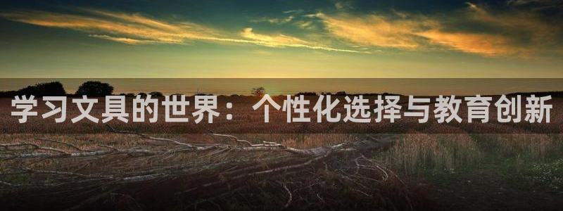 九游会游戏登陆：学习文具的世界：个性化选