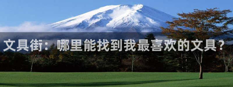 九游会网页版入口：文具街：哪里能找到我最