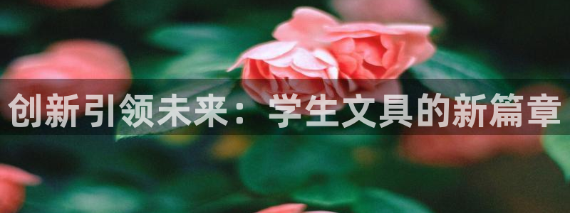 九游真人会：创新引领未来：学生文具的新篇